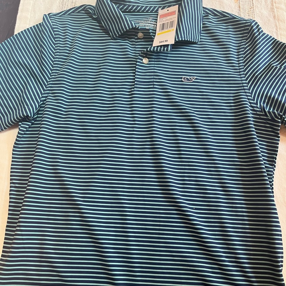 Boys Vineyard Vines performance polo shirt. NWT